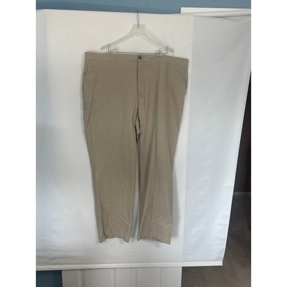 Men's Marc Anthony Slim Fit Linen Beige Pants  Size XXL NWT